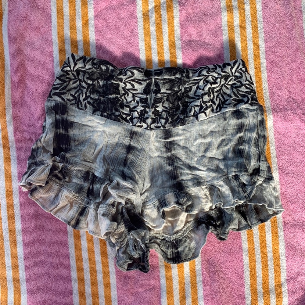 Tie dye beach shorts